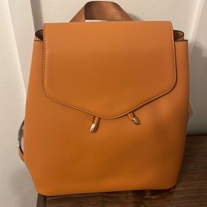 Cute faux leather backpack